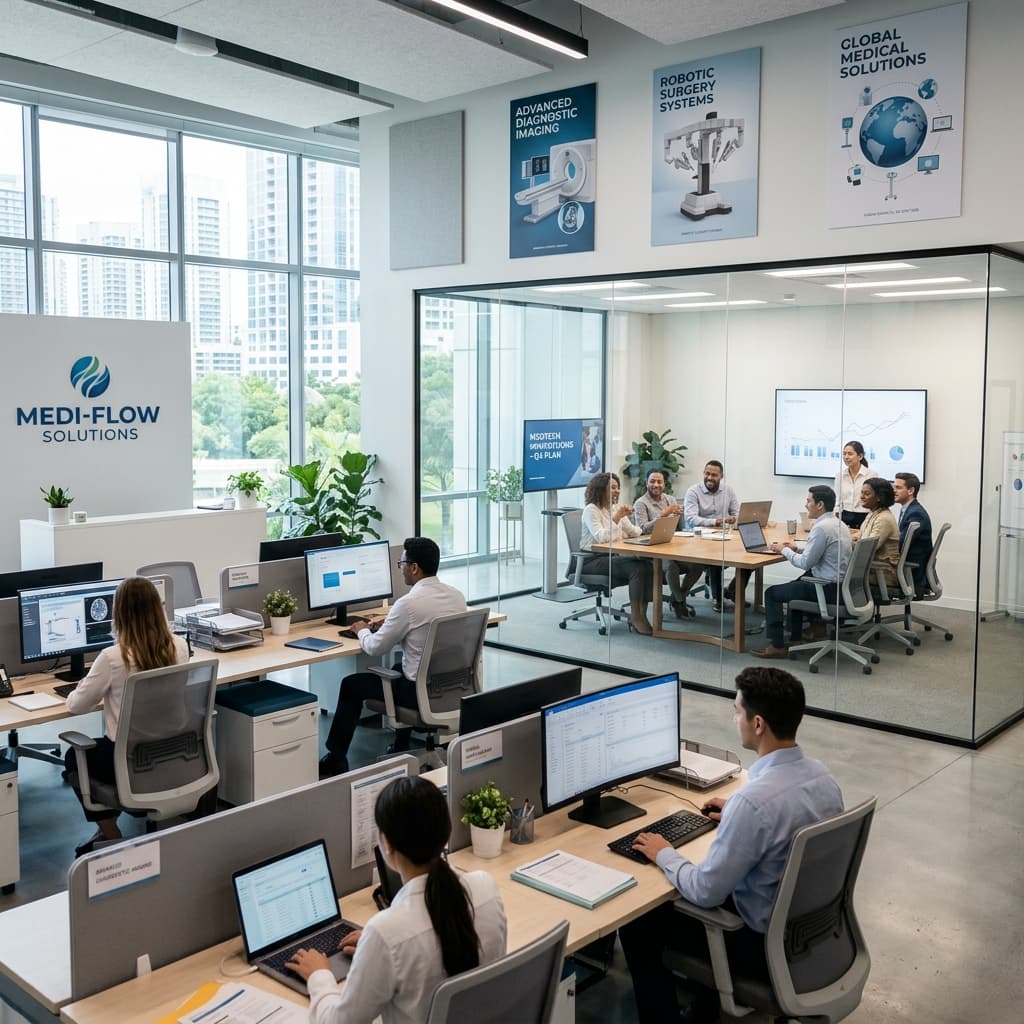 Professional Medical Office Workspace